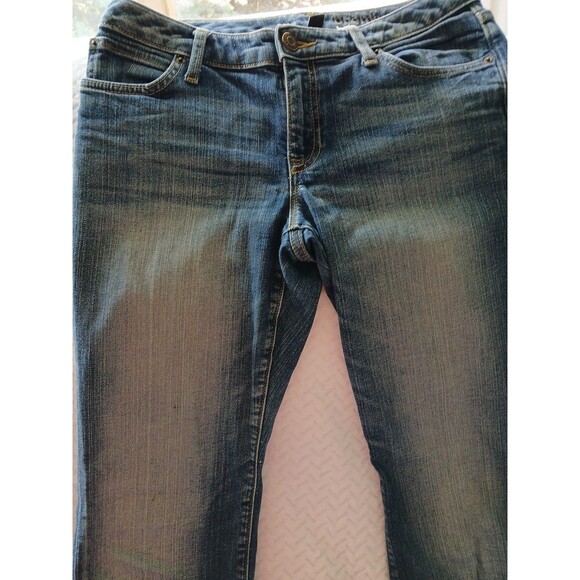 Gap Premium Curvy Straight Women's size 6/28L Dark Wash Blue Denim jeans - Picture 5 of 16